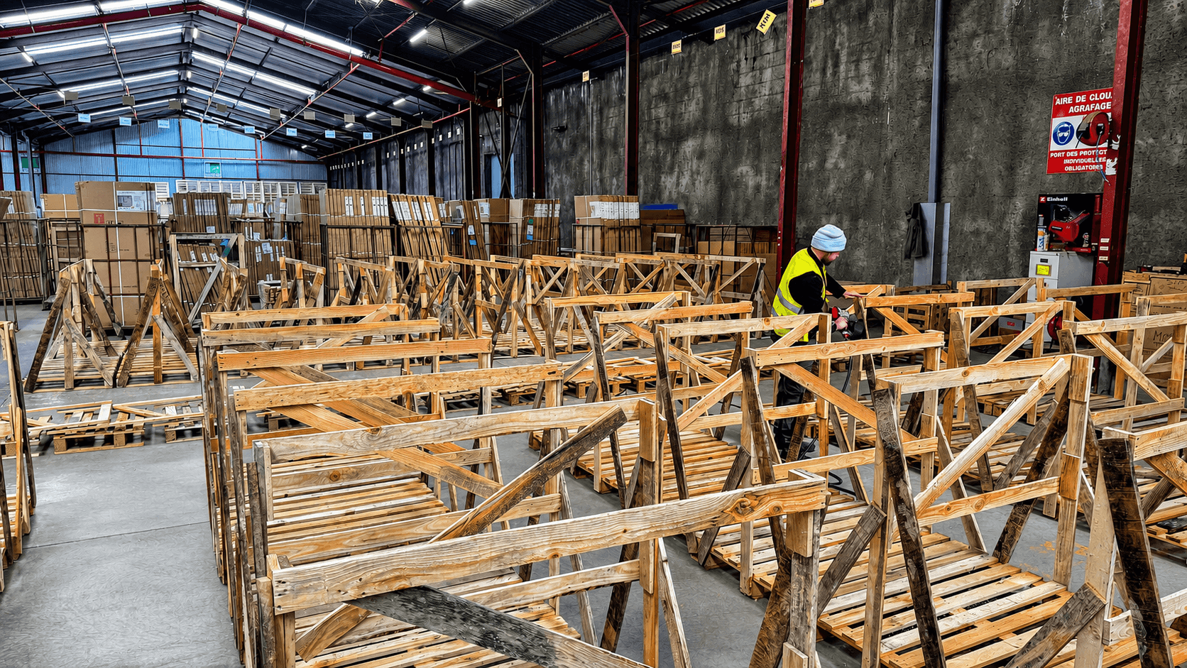 Chargement de marchandises