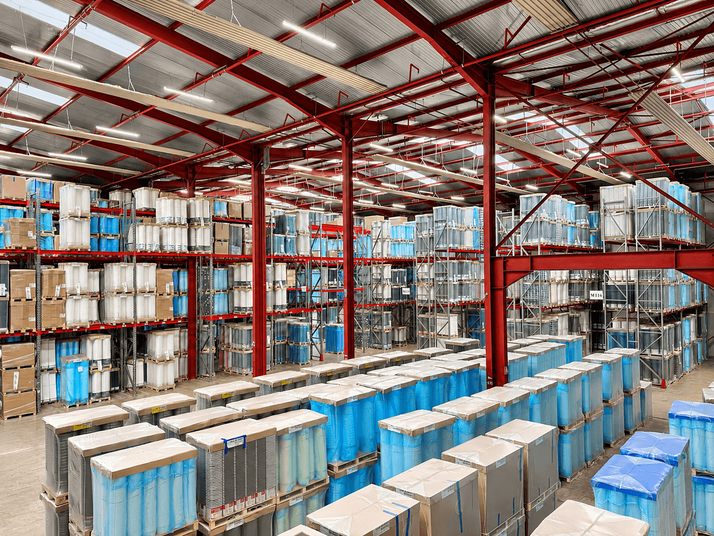 Zone d'entreposage et stockage
